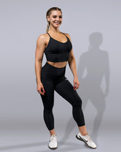 Load image into Gallery viewer, Luxe Black Scrunch Butt Leggings