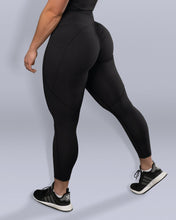 Load image into Gallery viewer, Luxe Black Scrunch Butt Leggings