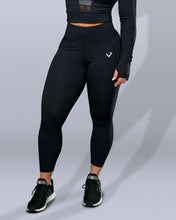 Load image into Gallery viewer, Luxe Black Scrunch Butt Leggings