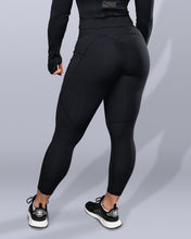 Load image into Gallery viewer, Luxe Black Scrunch Butt Leggings