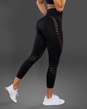 Load image into Gallery viewer, Amore Seamless Black Leggings