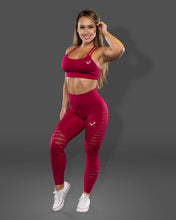 Load image into Gallery viewer, Amore Seamless Raspberry Jelly Leggings
