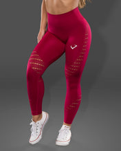 Load image into Gallery viewer, Amore Seamless Raspberry Jelly Leggings
