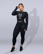Load image into Gallery viewer, Luxe Black Scrunch Butt Leggings
