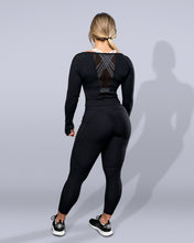 Load image into Gallery viewer, Luxe Black Scrunch Butt Leggings
