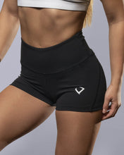 Load image into Gallery viewer, Luxe Black Scrunch Butt Shorts
